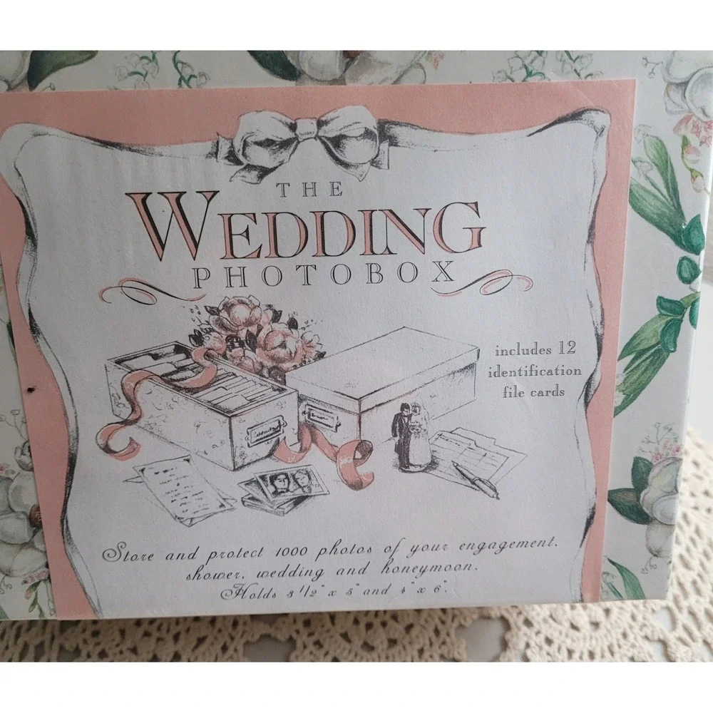 The Wedding Photobox Keepsake Storage Organizer Holds 1000 Photos Memories
